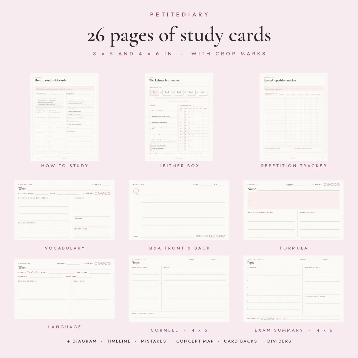 Study Cards 3x5 & 4x6, image 2