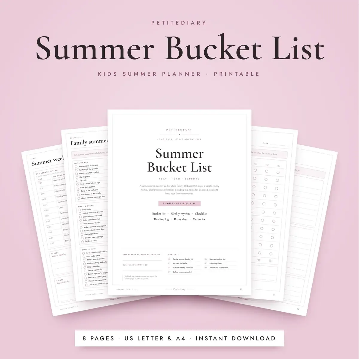 Summer Bucket List for Kids