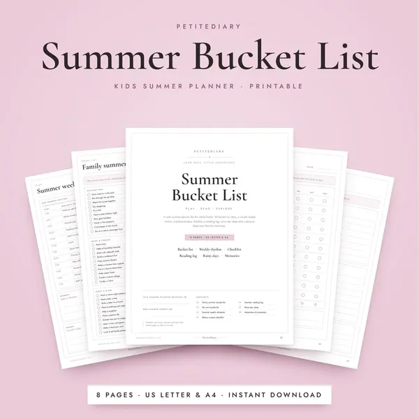 Summer Bucket List for Kids