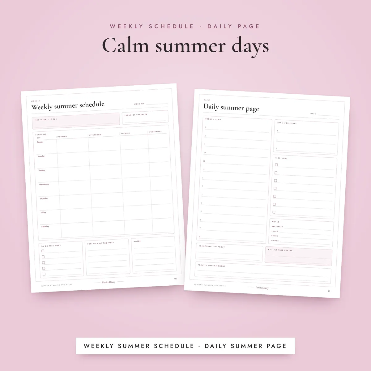 Summer Planner for Moms, image 4