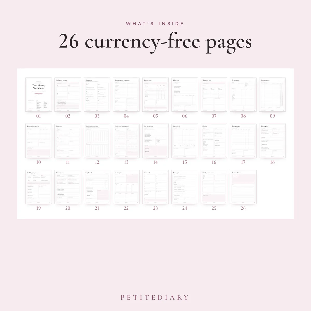 Teen Budget Worksheets, image 2