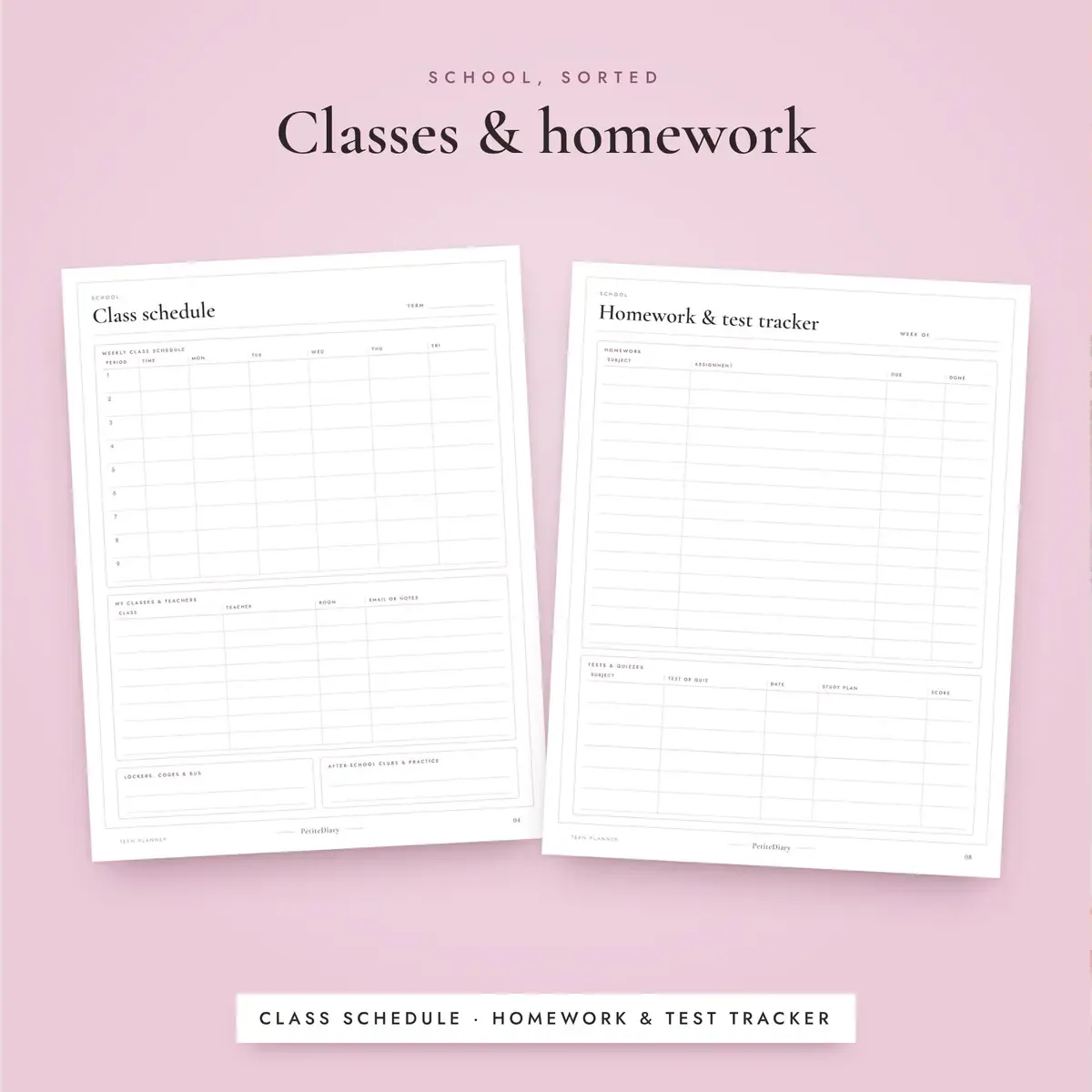 Teen Planner for High School Students, image 4