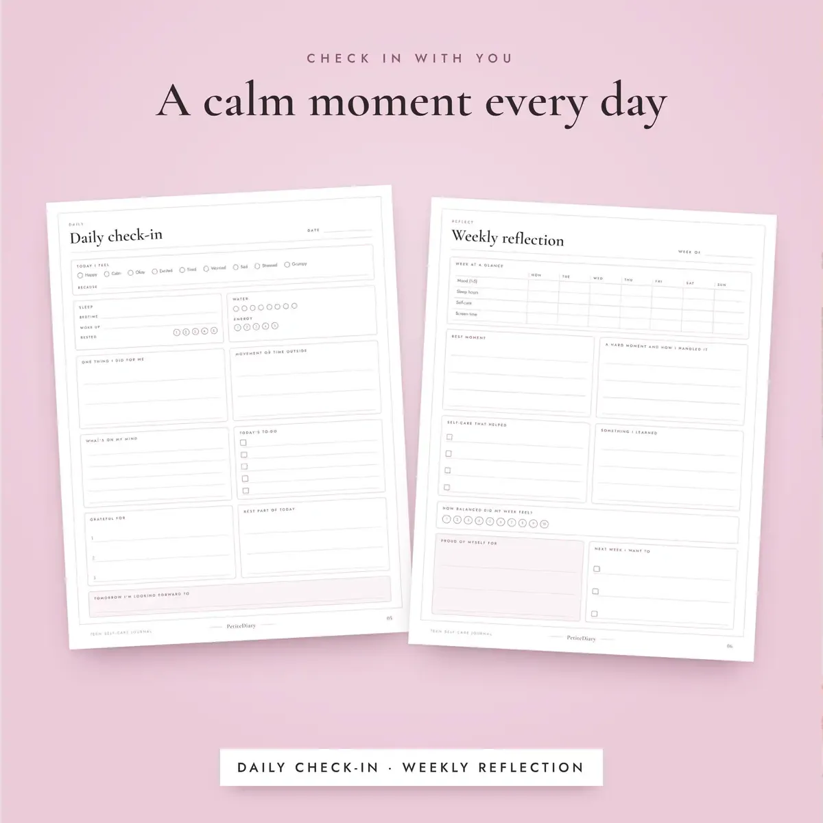 Teen Self Care Journal, image 4