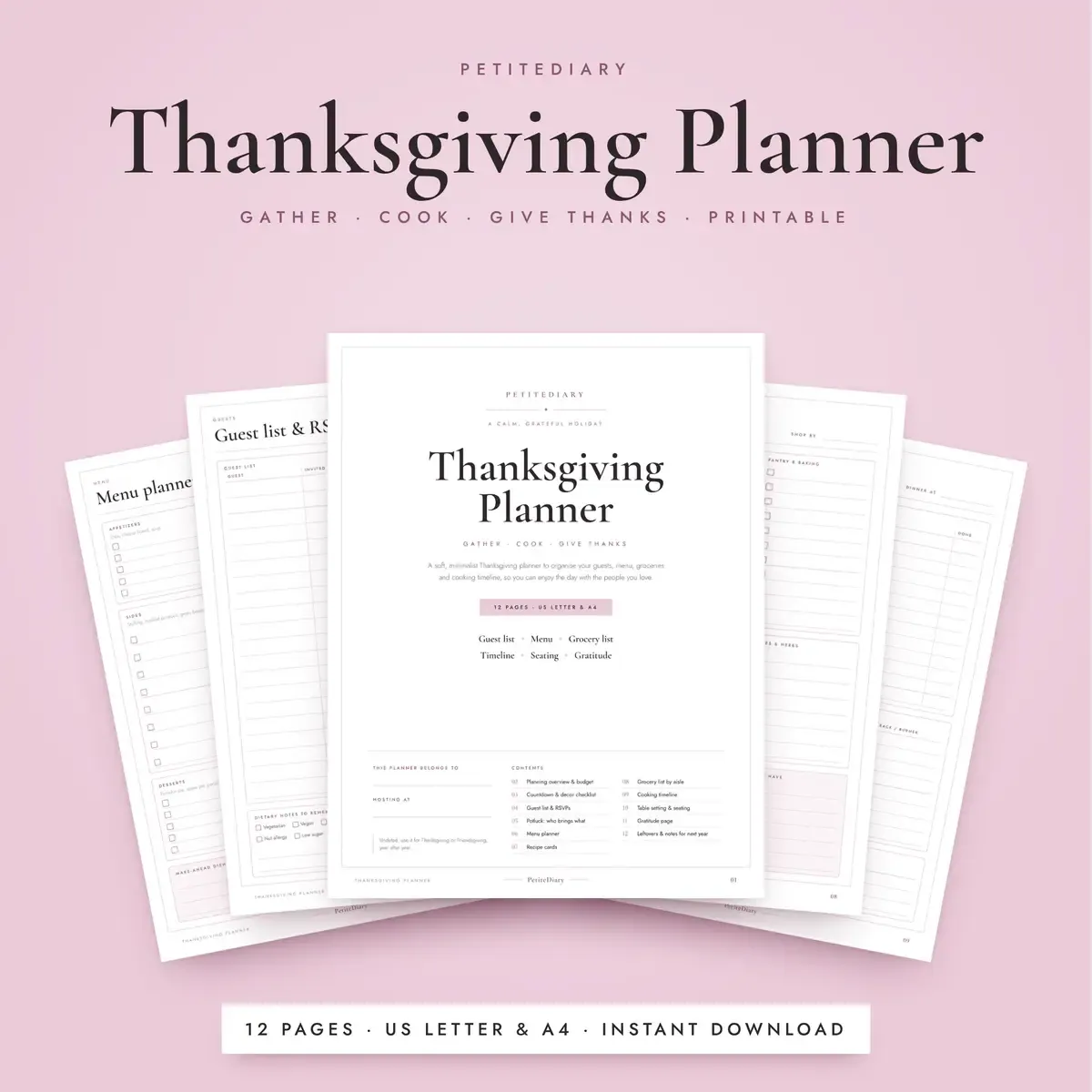 Thanksgiving Planner