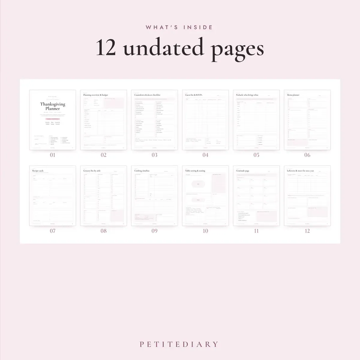 Thanksgiving Planner, image 2