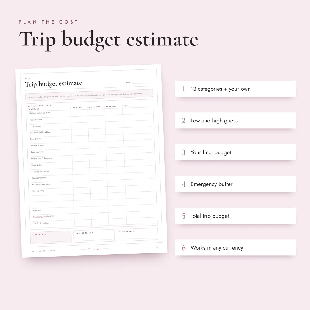 Travel Budget Planner, image 3