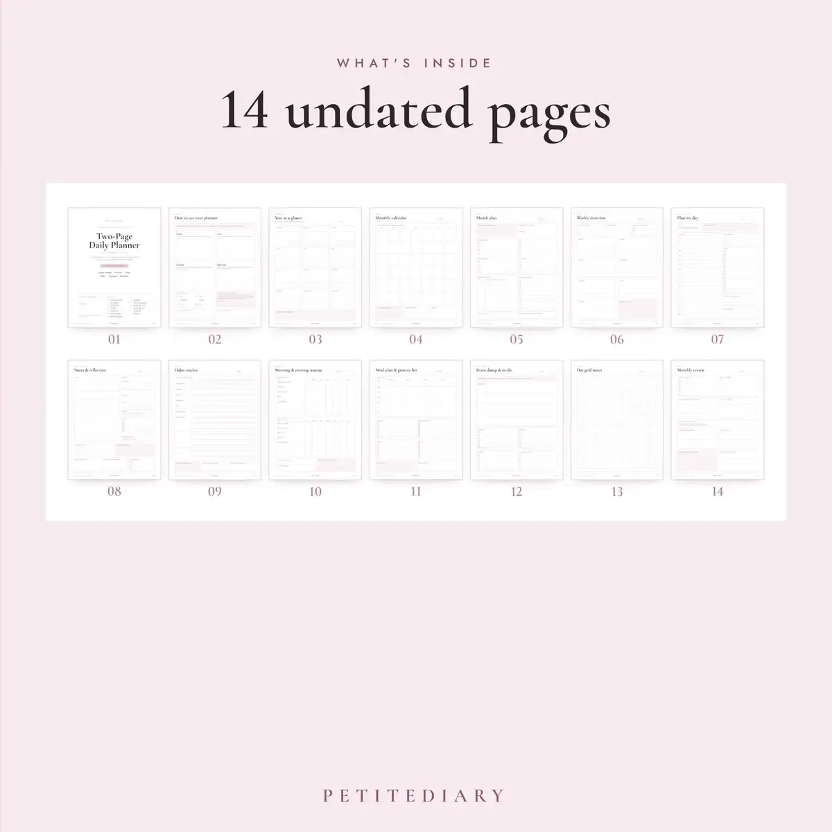 Two Page Daily Planner, image 2