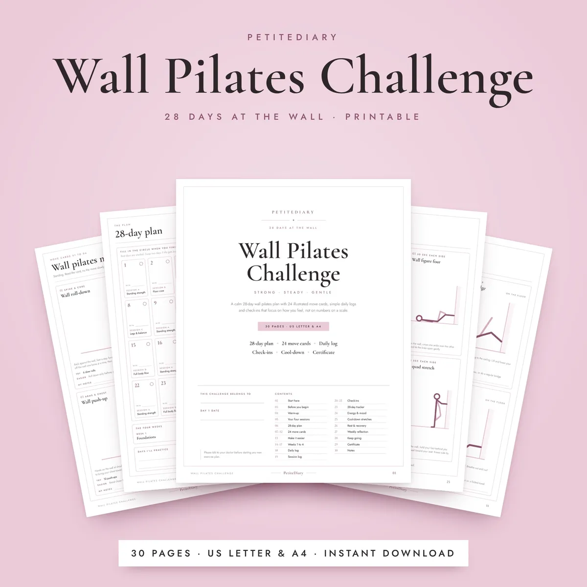 Wall Pilates Challenge