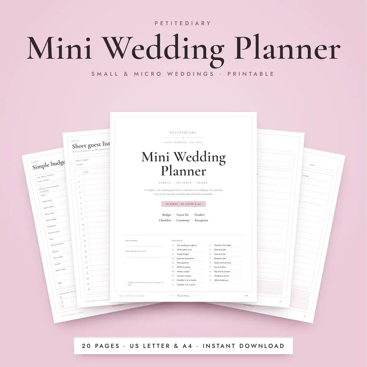 Wedding Planner for Small Weddings & Elopements