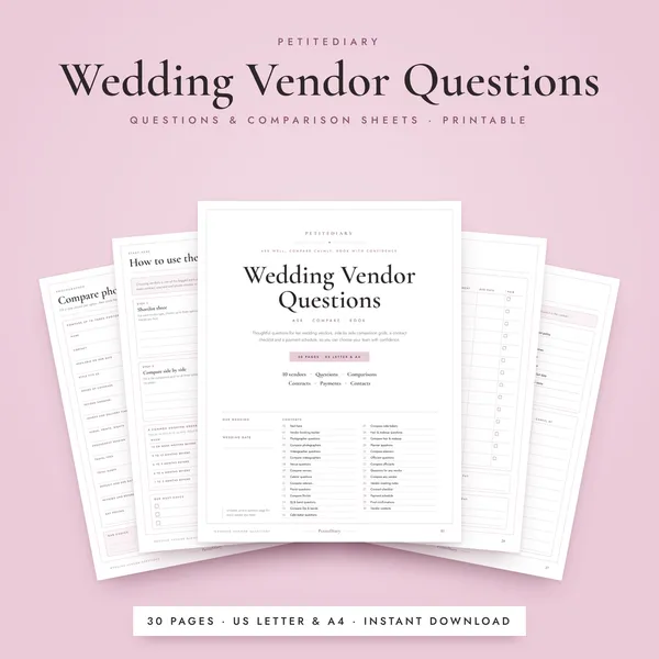 Wedding Planning Template
