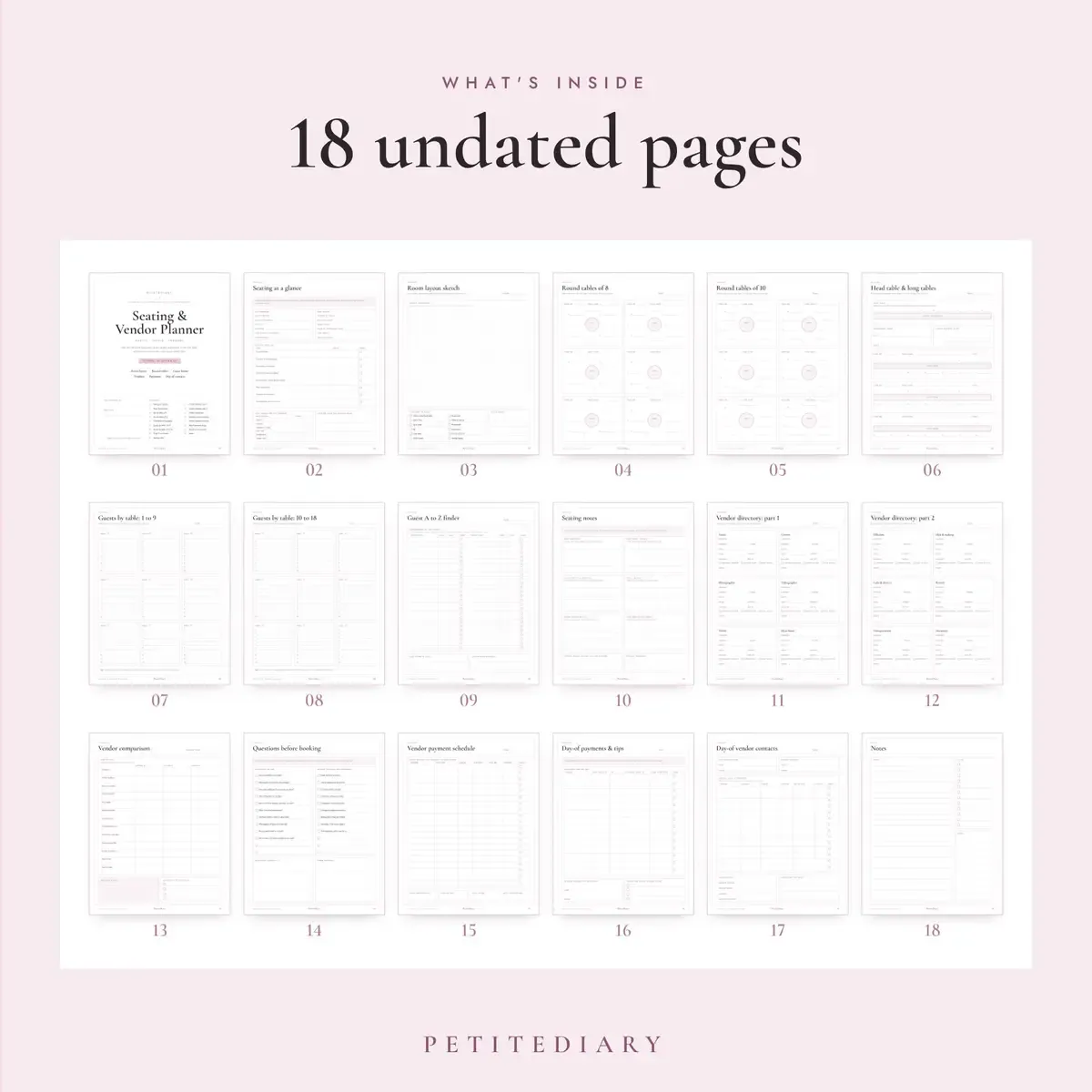 Wedding Seating Chart, image 2