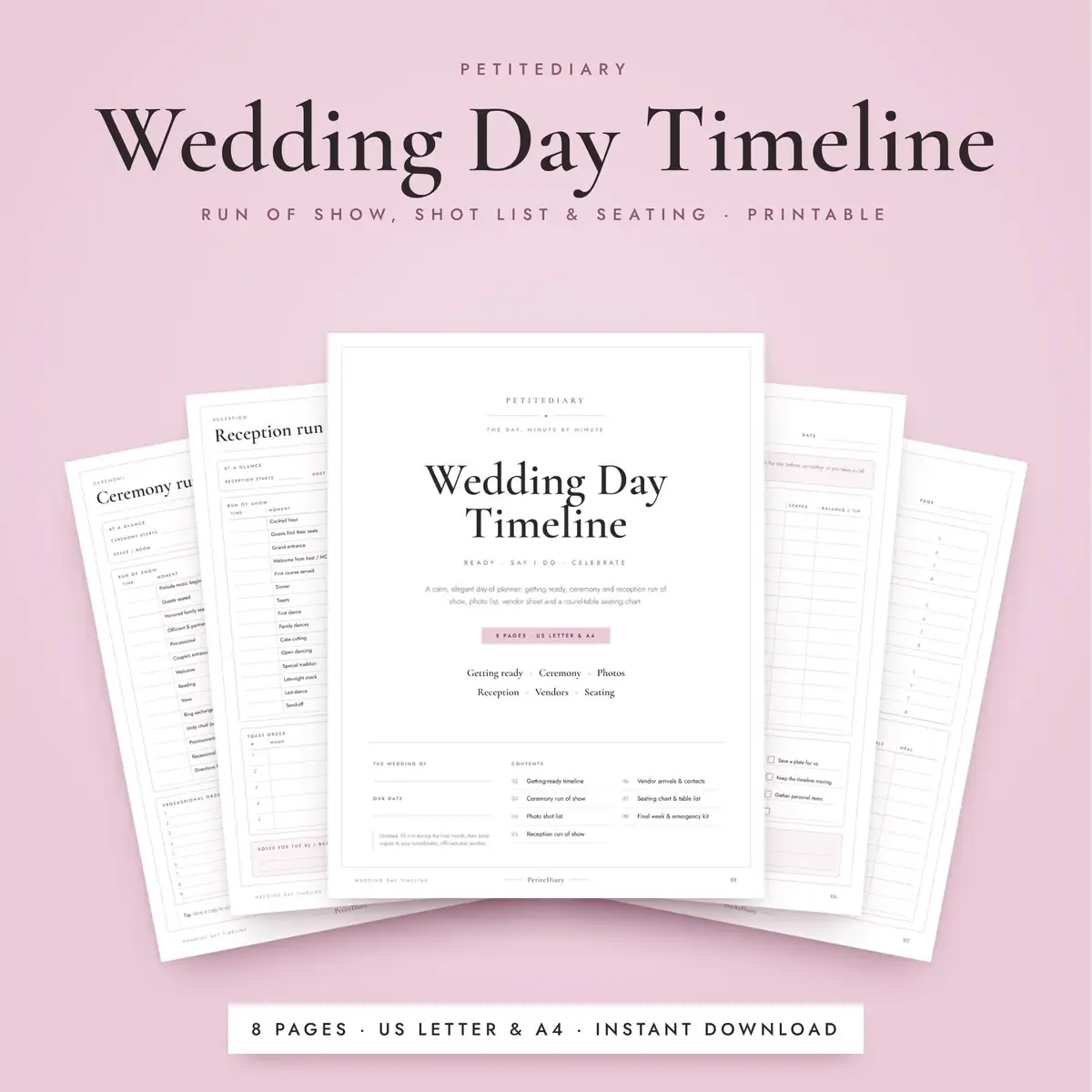 Wedding Timeline