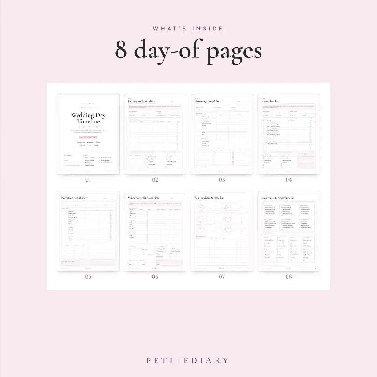 Wedding Timeline, image 2