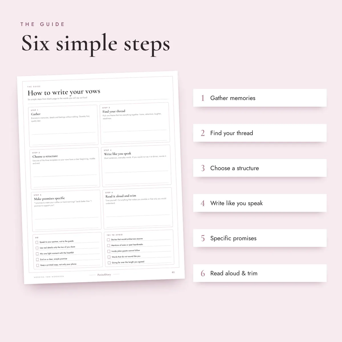 Wedding Vows Workbook, image 3