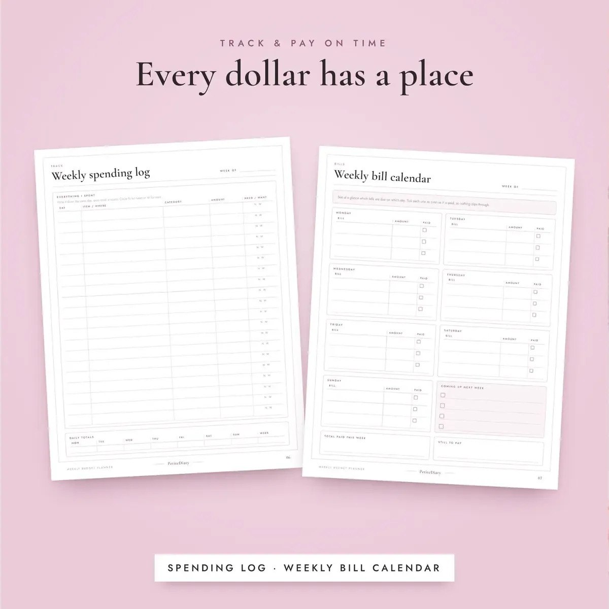 Weekly Budget Planner, image 4