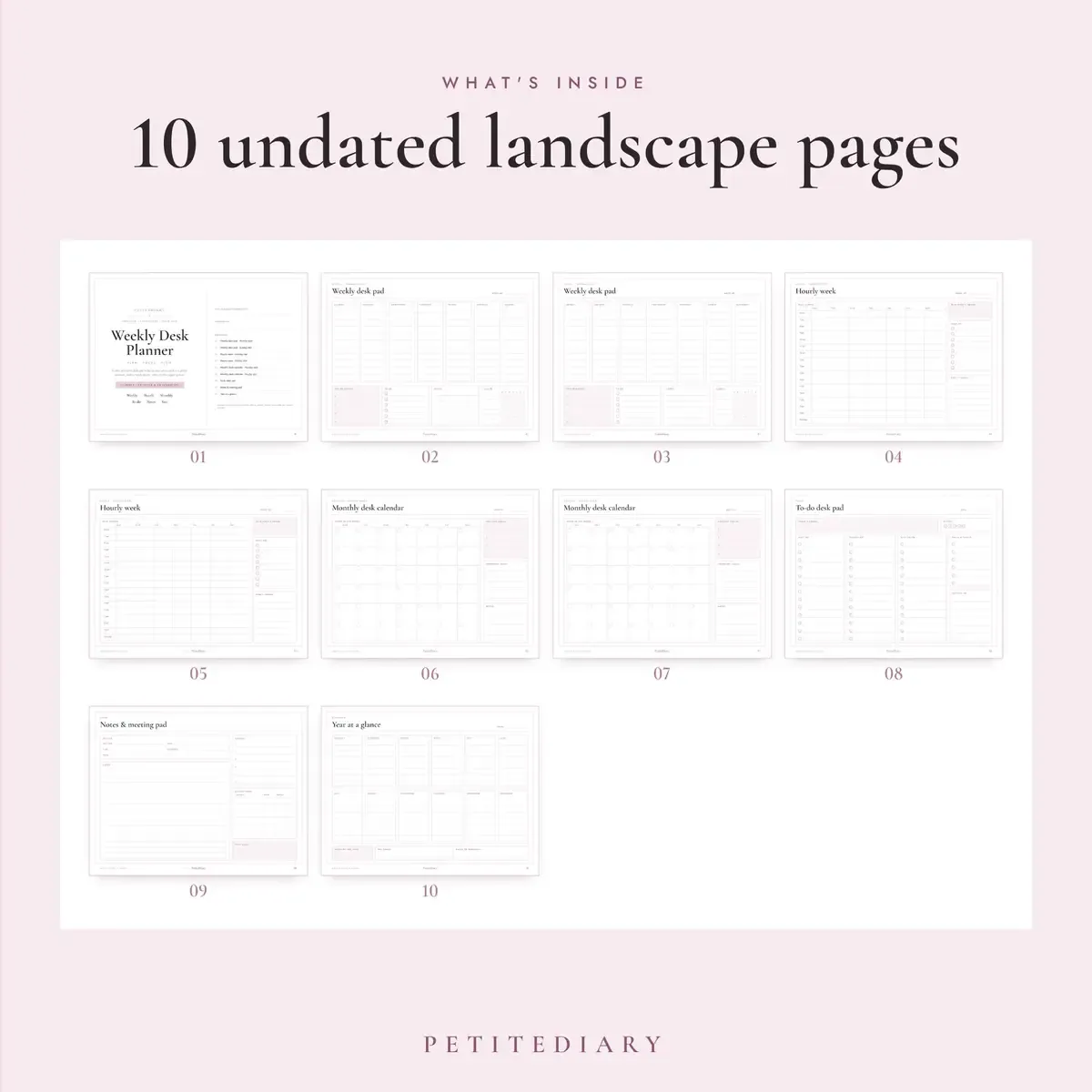 Weekly Desk Planner, image 2