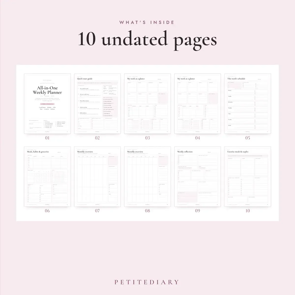 Weekly Planner All in One, image 2