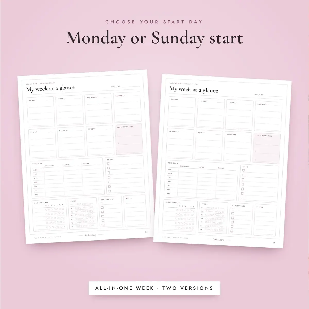 Weekly Planner All in One, image 4