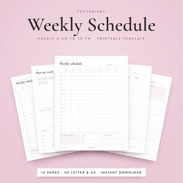Weekly Schedule Template