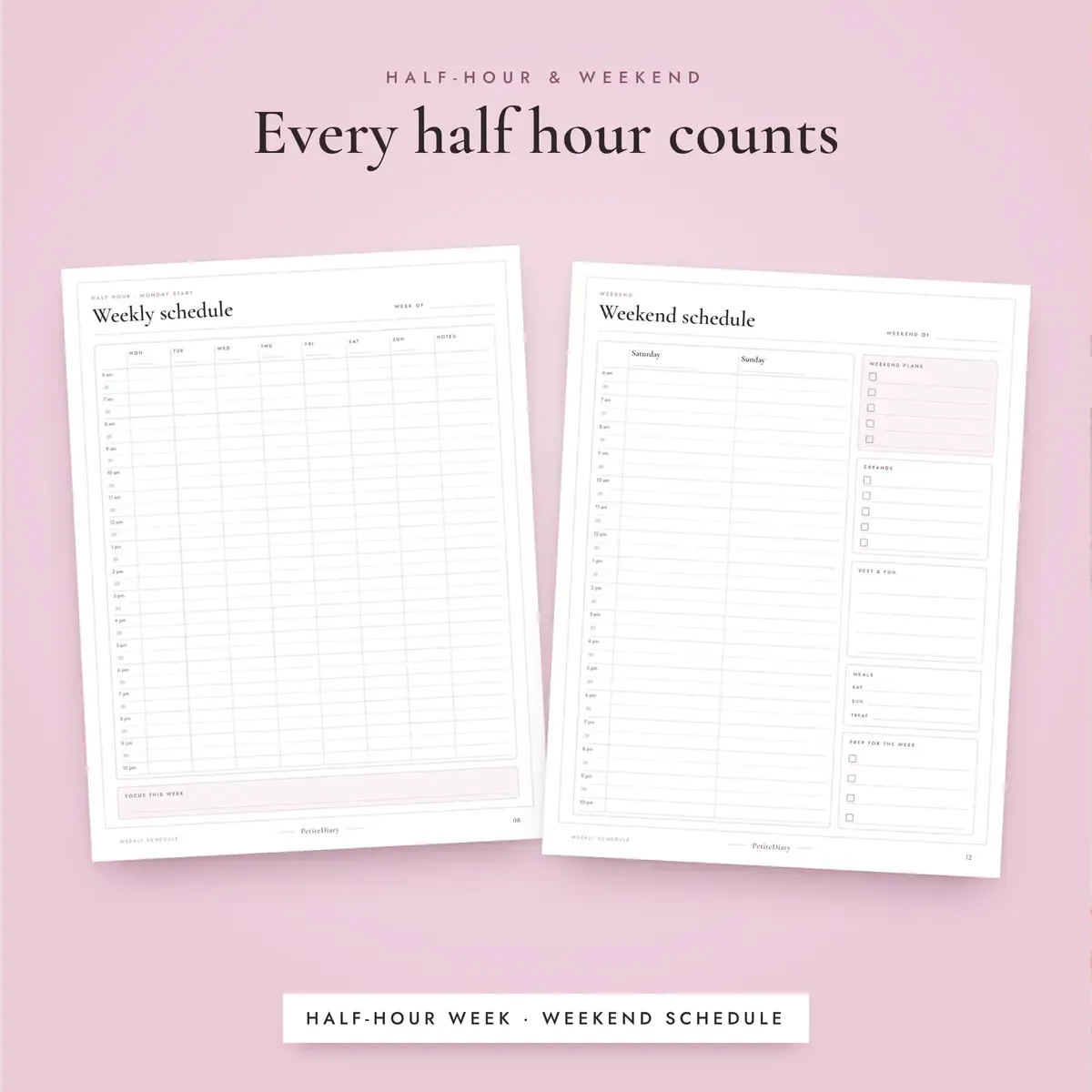 Weekly Schedule Template, image 4