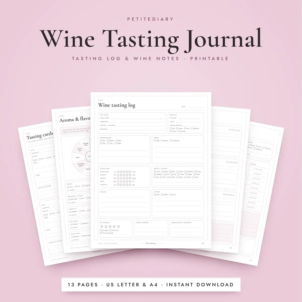 Wine Tasting Journal