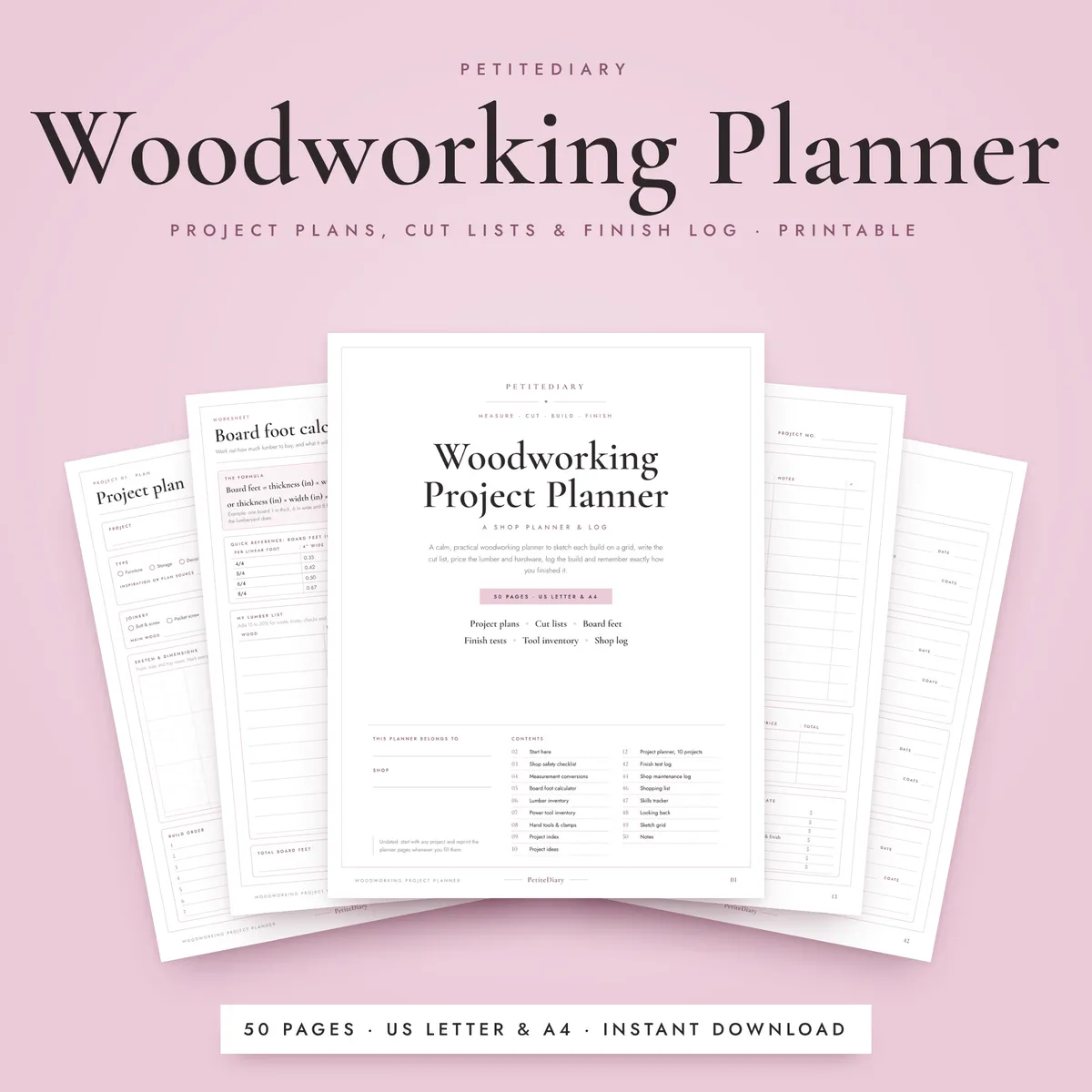 Woodworking Project Planner