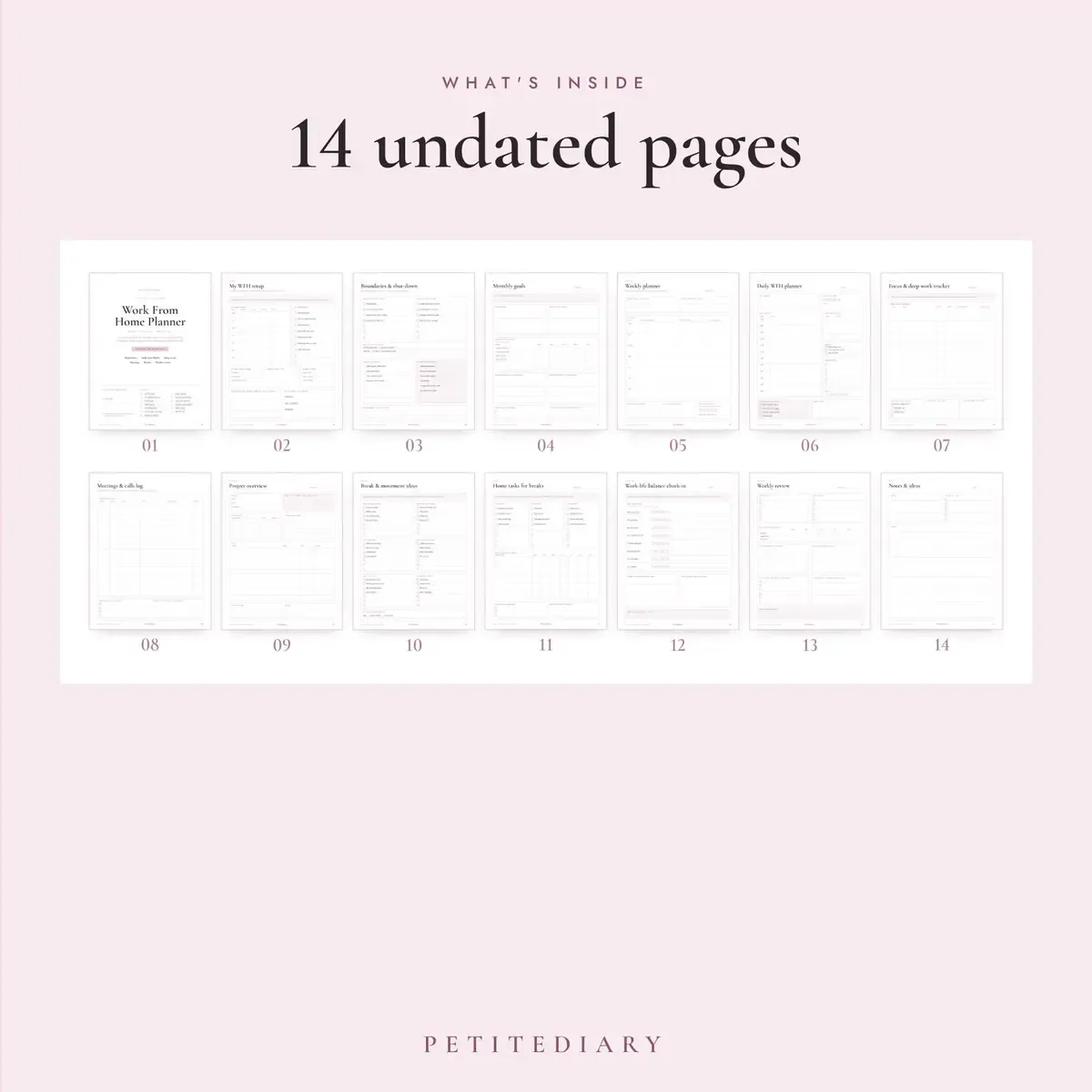 Work From Home Planner for Remote Workers, image 2