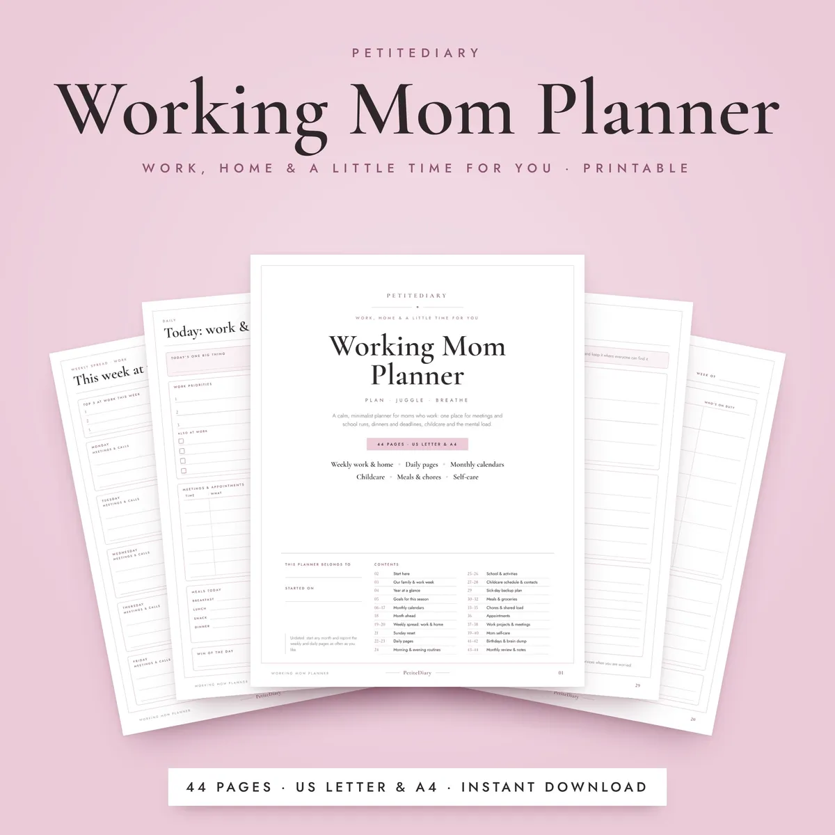 Working Mom Planner