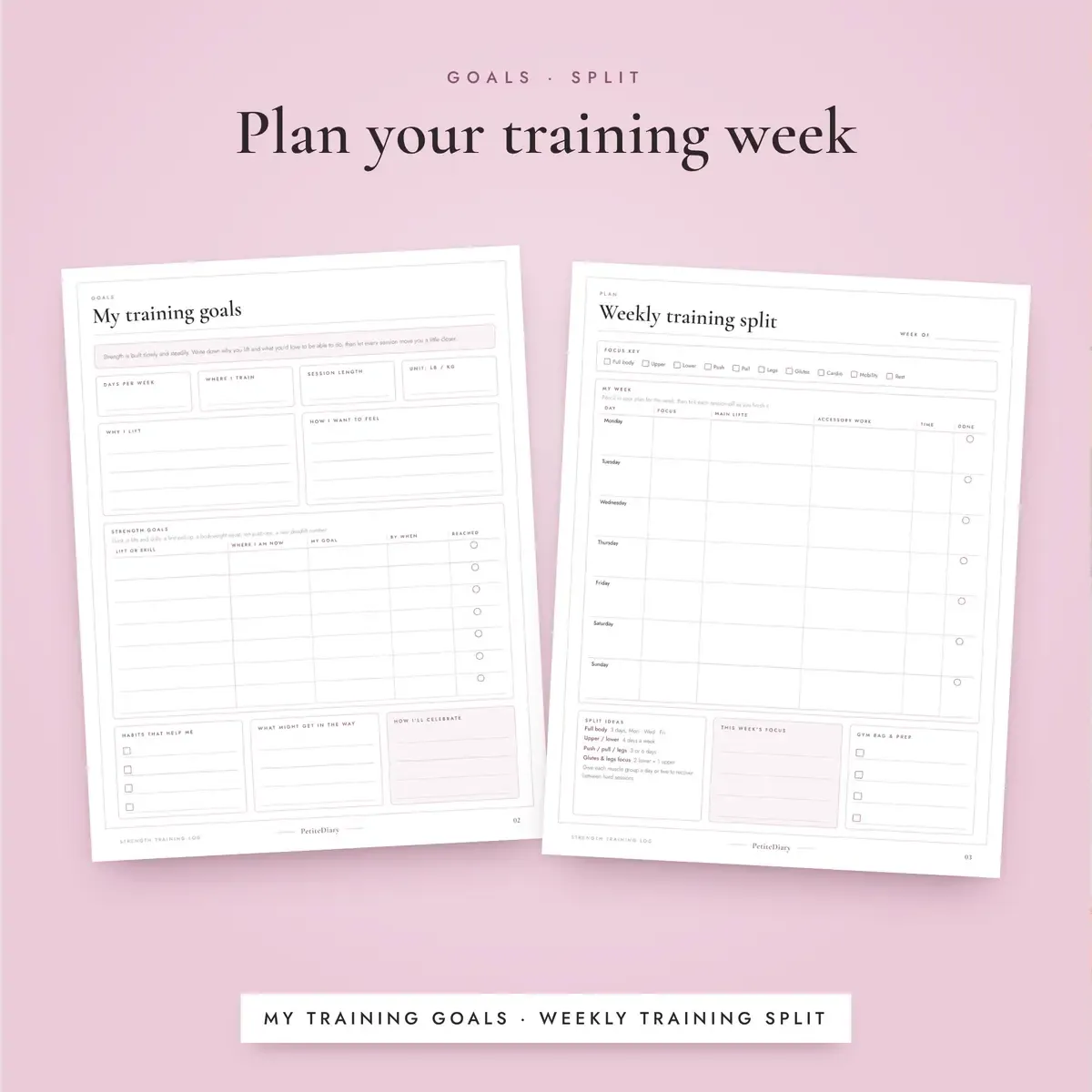 Workout Log for Strength Training, image 4